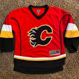 Youth unisex Calgary flames NHL official jersey